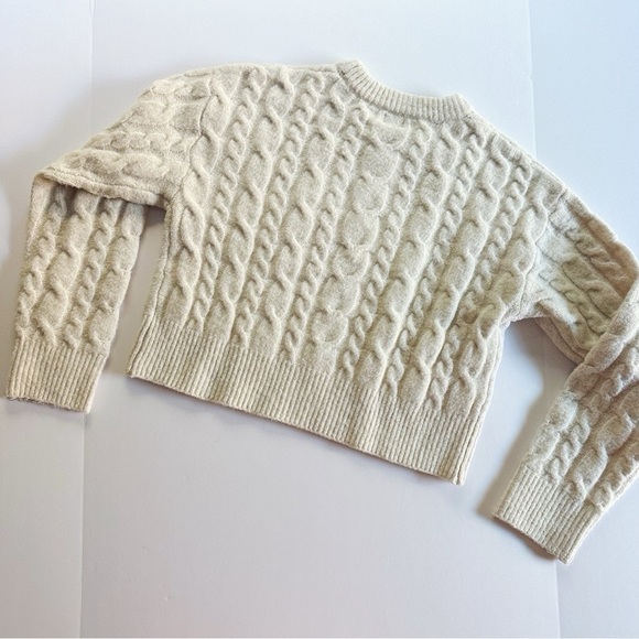 A New Day Target Cable Knit Cropped Soft Sweater - Picture 8 of 9
